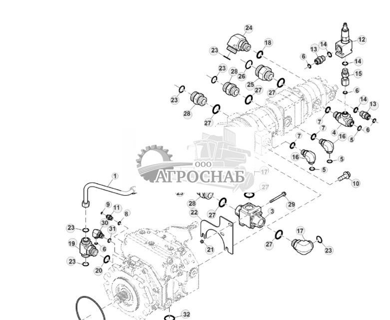 Фитинги гидравлического насоса, ProDrive™, HillMaster™ - ST828603 140.jpg